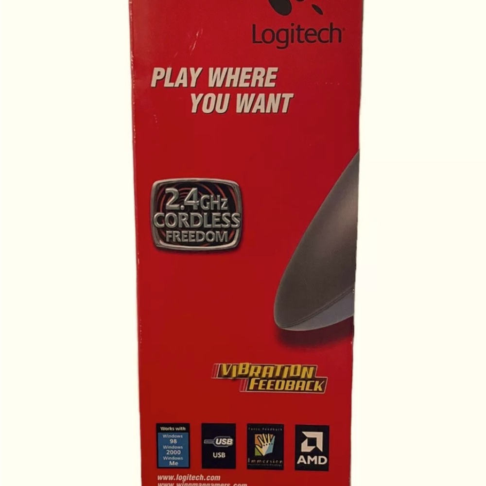 Logitech Wingman Cordless Rumblepad Wireless PC Controller. - Picture 4 of 8